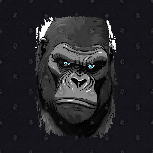 Alpha Animal Powerful Gorilla - Anime Shirt by KAIGAME Art